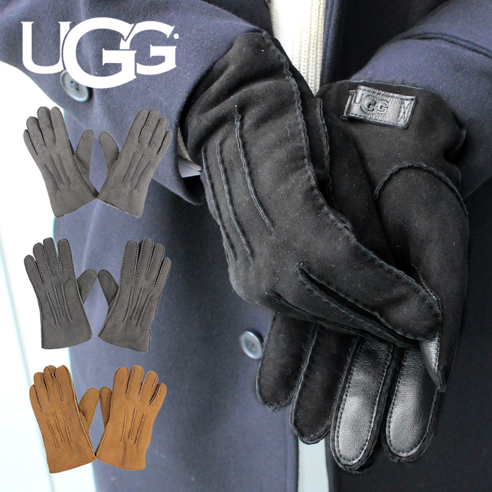UGG（アグ） 並行輸入品 CONTRAST SHEEPSKIN TECH GLOVE コントラスト