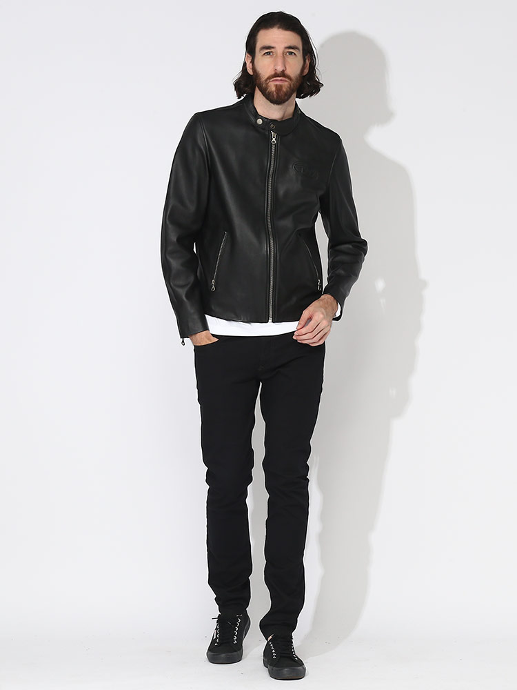 DIESEL（ディーゼル） レザージャケット メンズ ライダースジャケット