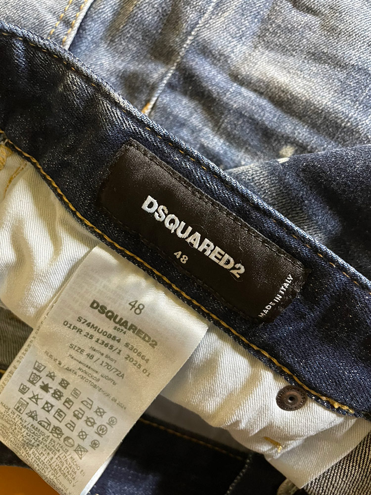 DSQUARED2（ディースクエアード） ダメージ加工 ボタンフライ デニム
