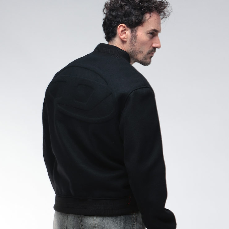 DIESEL（ディーゼル） スタジャン アウター オーバルD ウール