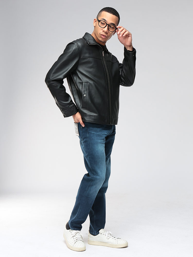 HUGO BOSS（ヒューゴ・ボス） レザージャケット メンズ ナッパレザー