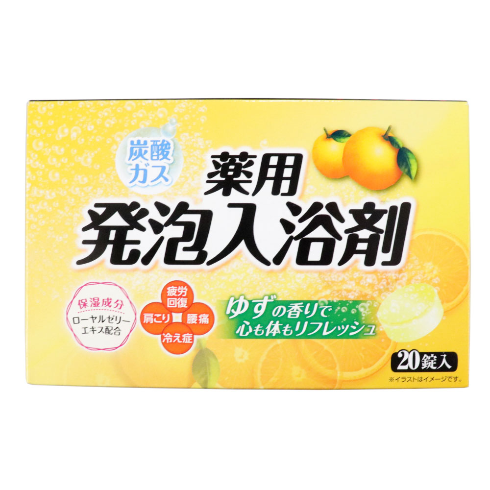 ライオンケミカル 入浴剤 炭酸ガス 薬用発泡入浴剤 20錠入 4種類