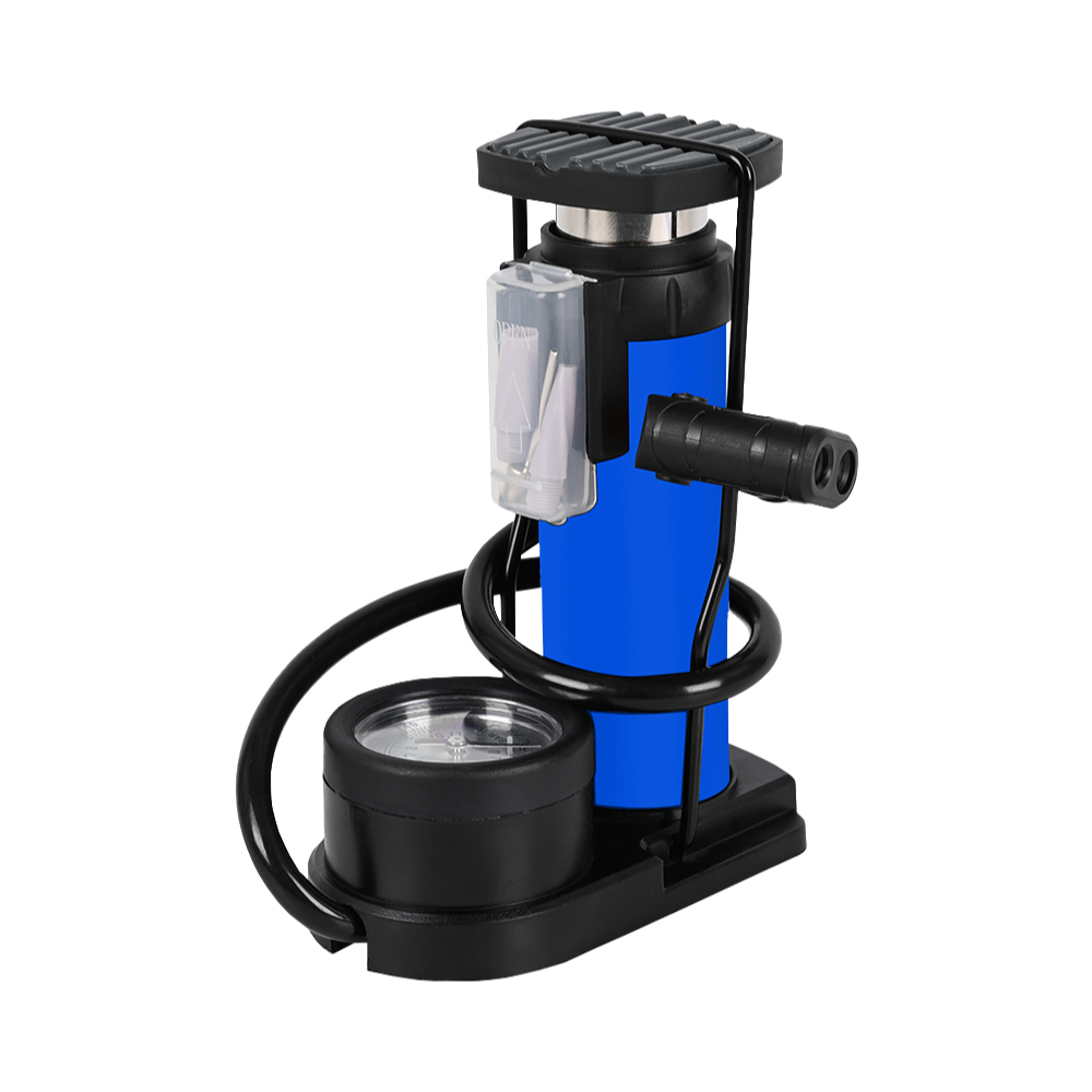 空気入れ 自転車 自転車用 コンパクト ポンプ フロアポンプ フット