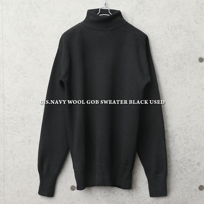 MILITARY（ミリタリー） 実物 USED 米軍 U.S.NAVY WOOL GOB セーター