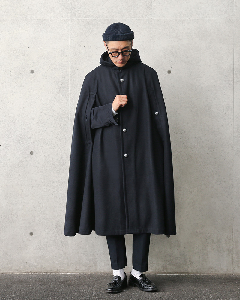 WAIPER.inc フランス軍 ウールケープ（マント ポンチョ）WAIPER.inc