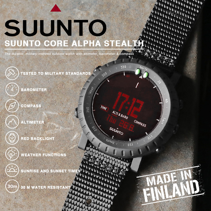 SUUNTO（スント） SS050504000 Suunto Core Alpha Stealth リスト