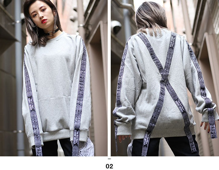 ゼファレン Zephyren スウェット 長袖 ストリート系 トレーナー