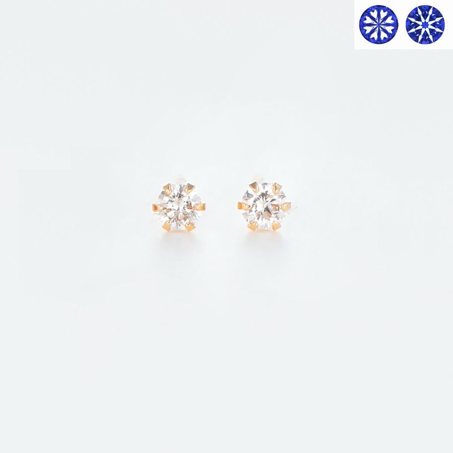 DAIYA（ダイヤ） ダイヤモンド ピアス 一粒 プラチナ K18 ハート