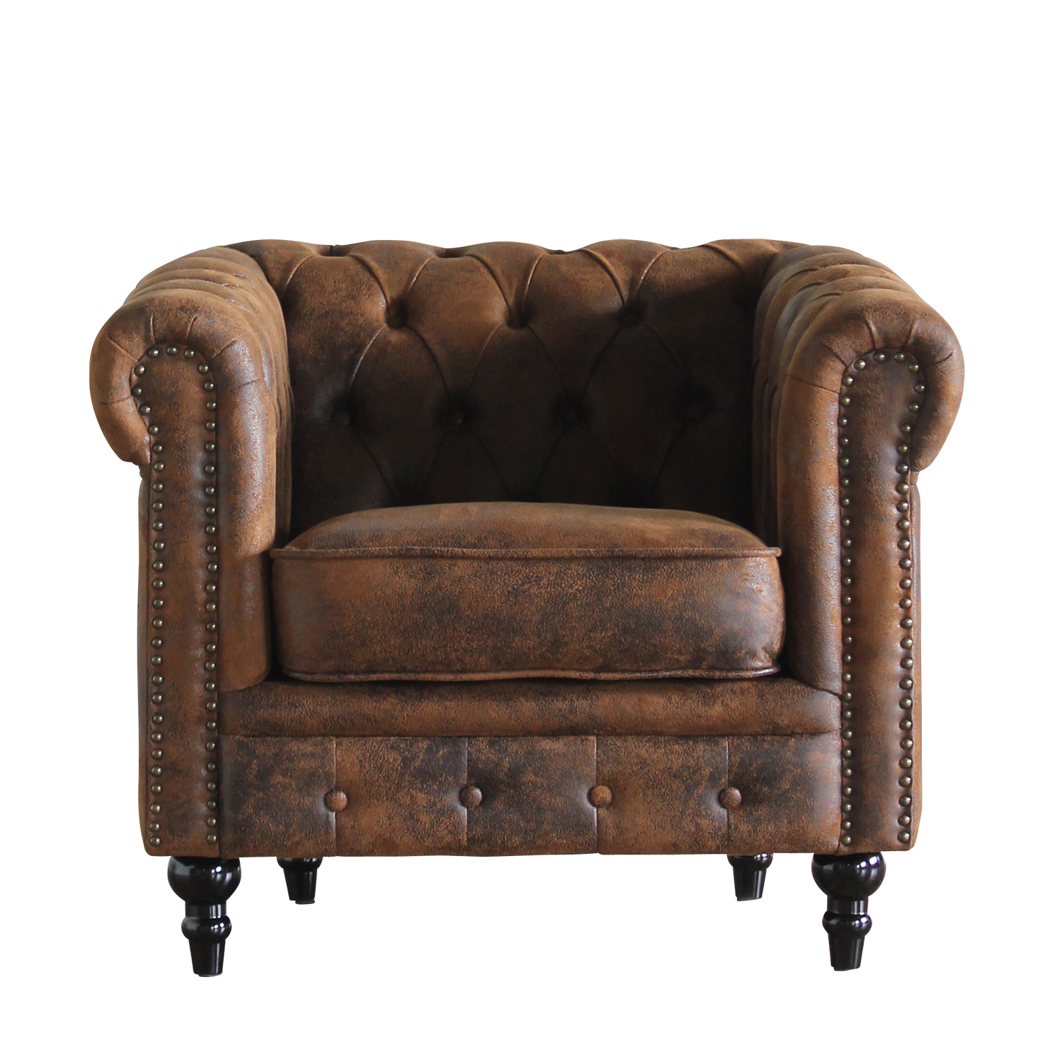 Vincent(ヴィンセント)シリーズ 1人掛け チェスターフィールド クラブ