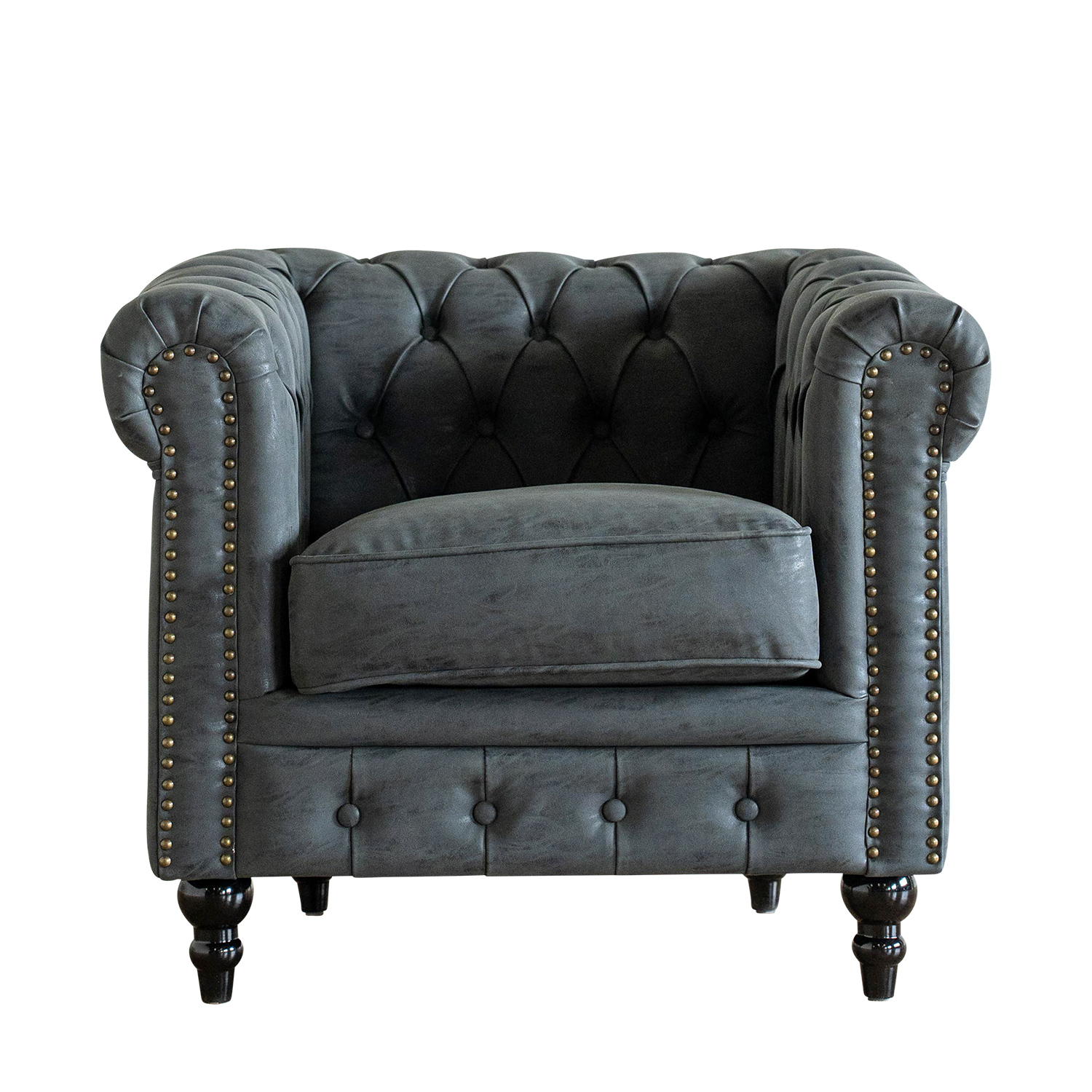 Vincent(ヴィンセント)シリーズ 1人掛け チェスターフィールド クラブ