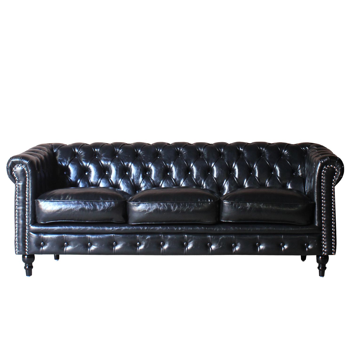 Vincent(ヴィンセント)シリーズ 3人掛け チェスターフィールド クラブ