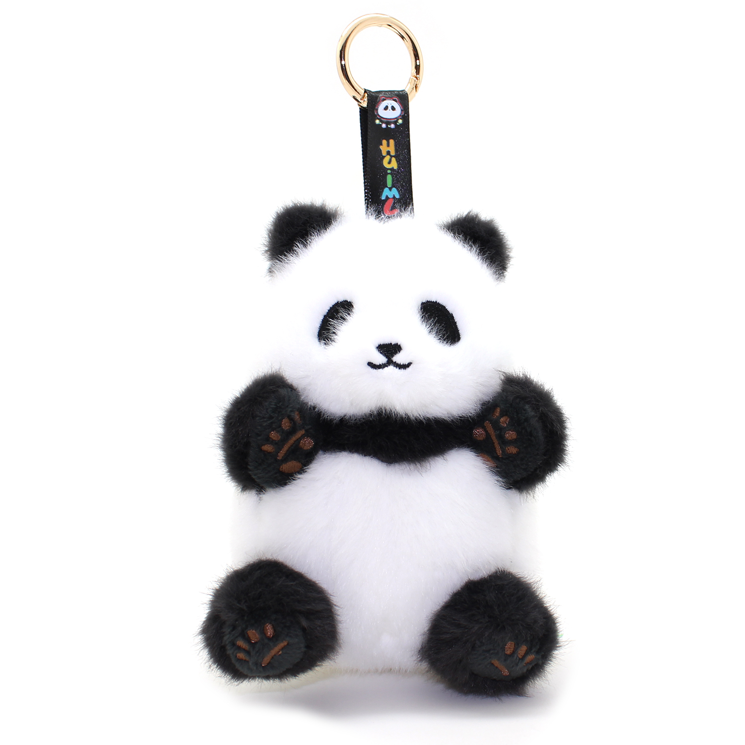 パンダ おなら キーホルダー ぬいぐるみ panda どうぶつ ストライプ