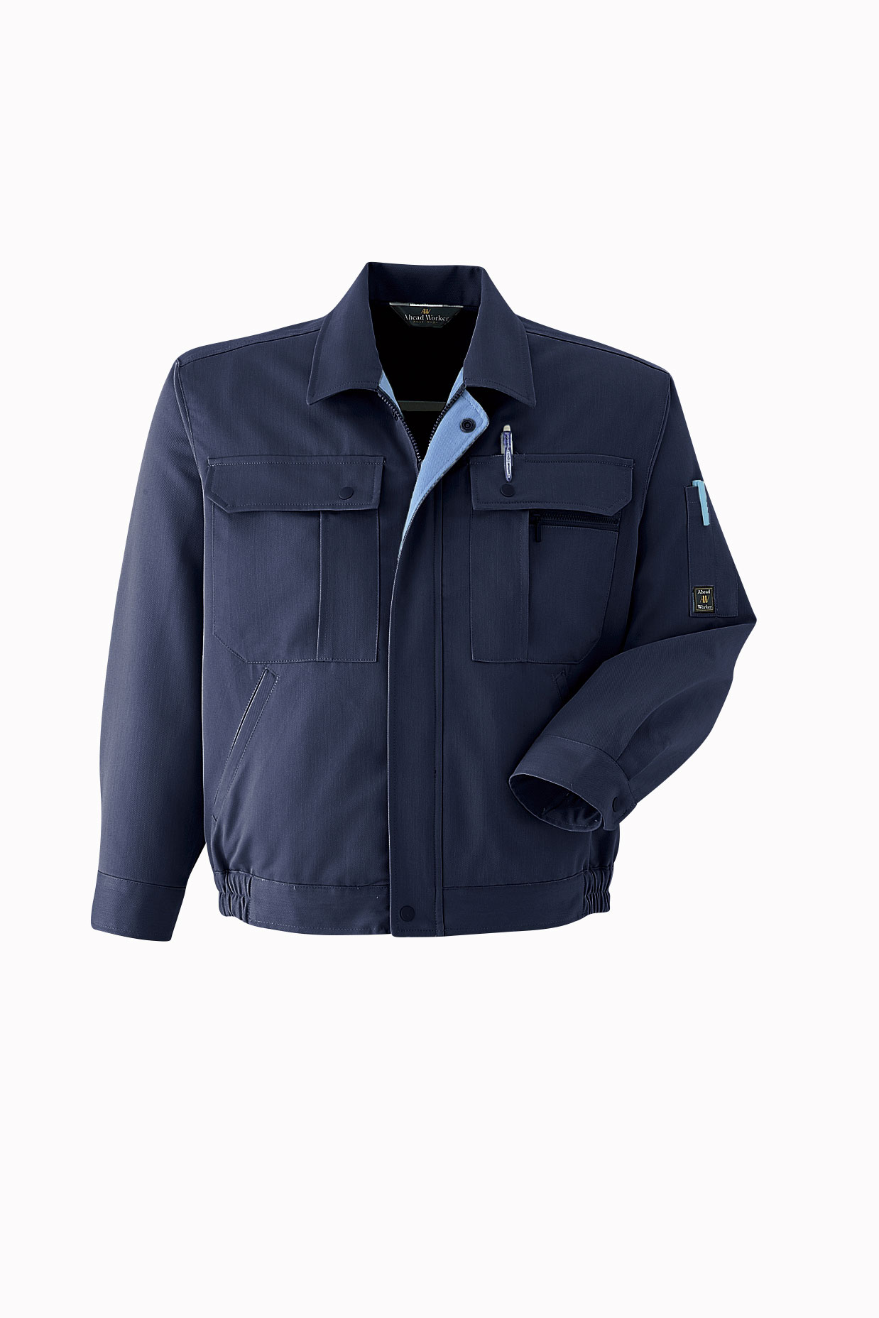 Asahicho 作業服 作業着 長袖ブルゾン 620 秋冬用 ジャンパー メンズ