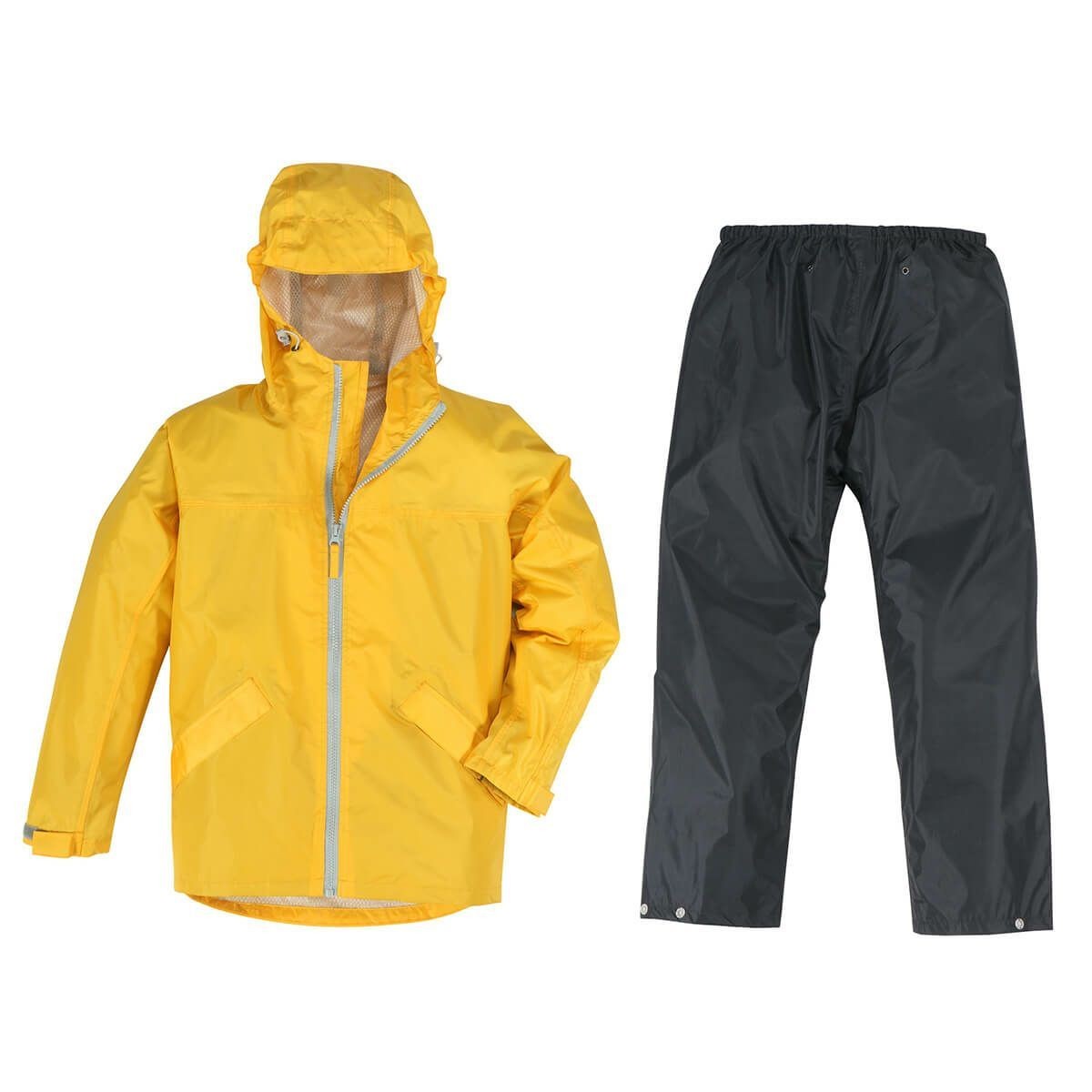 カジメイク レインスーツ 上下セット レインウェア キッズ ジュニア