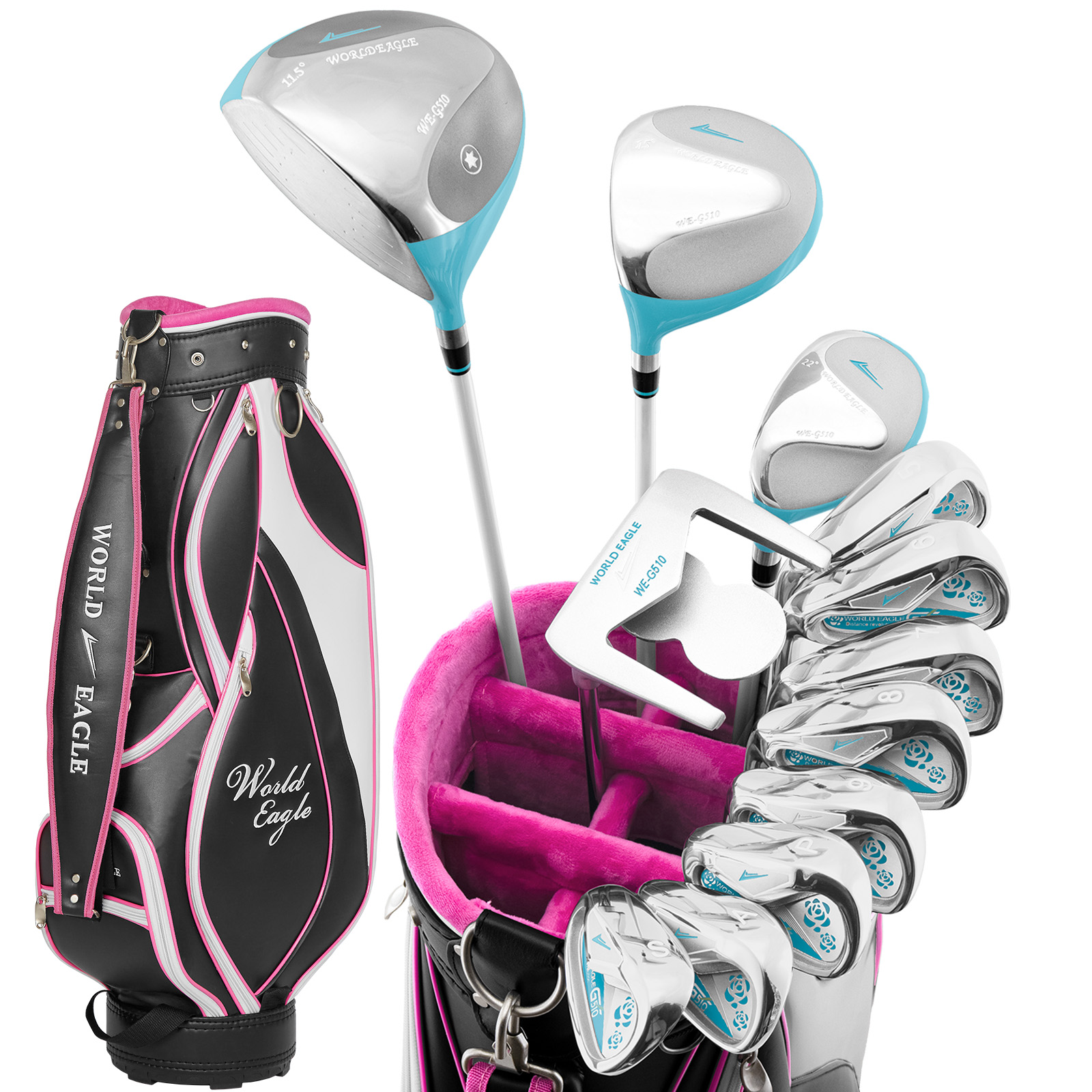 WORLD EAGLE ゴルフクラブセット ワールドイーグル レディース WE-G510