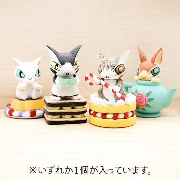 猫のダヤン お菓子なお茶会フィギュア わちふぃーるど ダヤン ネコ