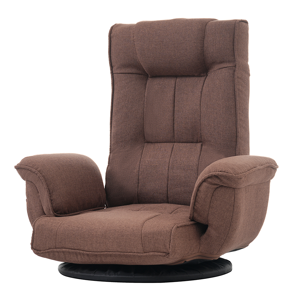 カラー限定7980円】座椅子 回転式 肘掛け ハイバック 座いす