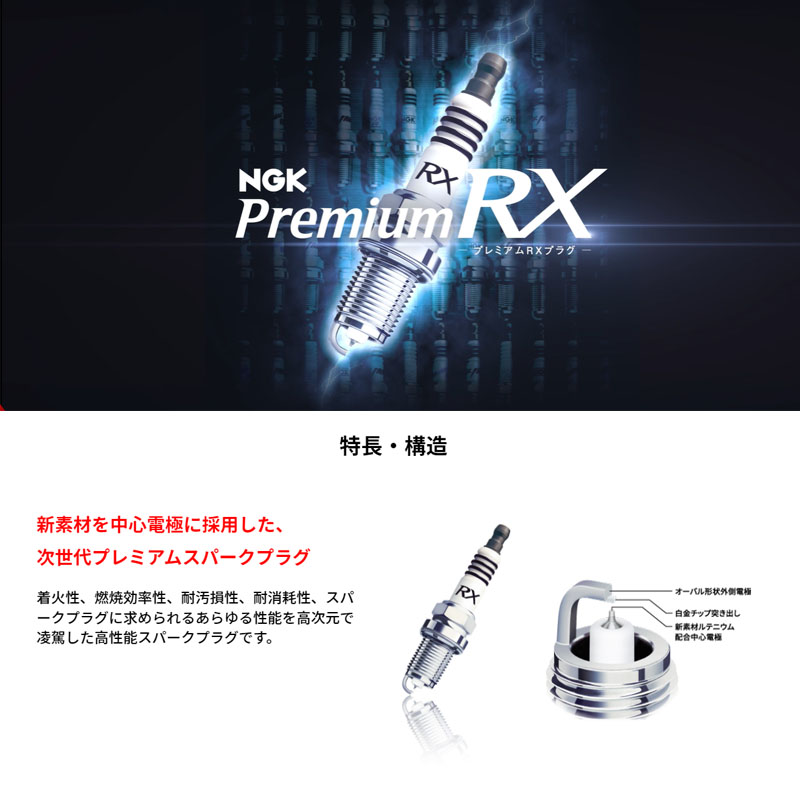 コペン L880K プレミアム RXプラグ 4本 DOHC ターボ NGK 正規品 日本