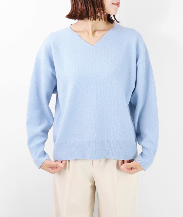 PRODIGAL（プロディガル） カシミヤ 100％ フロート Vネック セーター