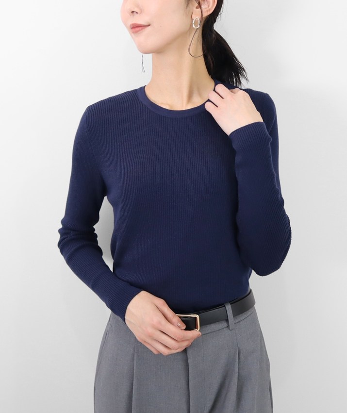 PRODIGAL（プロディガル） シルクカシミヤ リブセーター 長袖