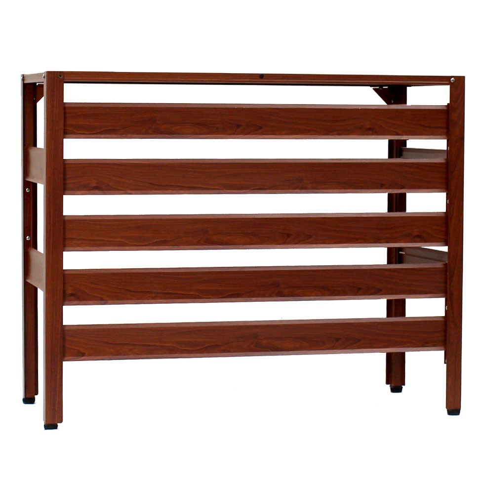 アルマックス（ALMAX） エアコン室外機カバー 大型 アルミ 木目調