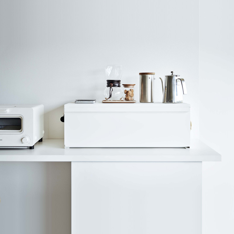 tower 山崎実業 ブレッドケース タワー ワイド 公式 キッチン収納 パン