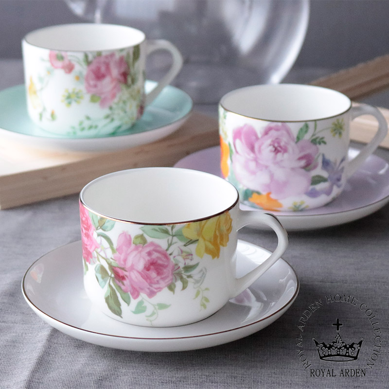 ROYAL ARDEN（ロイヤルアーデン） コーヒーカップ ソーサー 250ml 花柄
