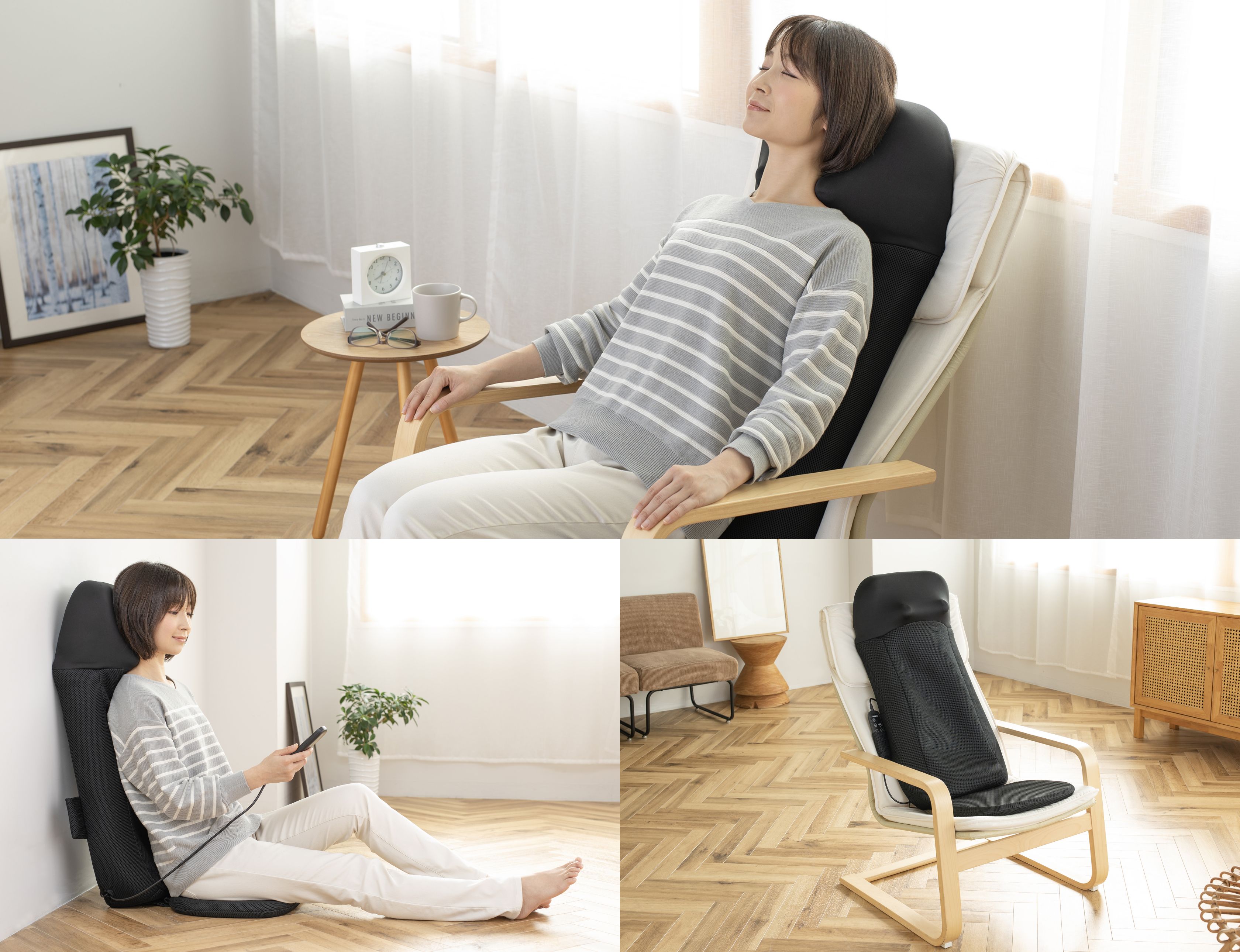 THRIVE（スライヴ） マッサージ器 背中 首 肩 腰 マッサージシート MD