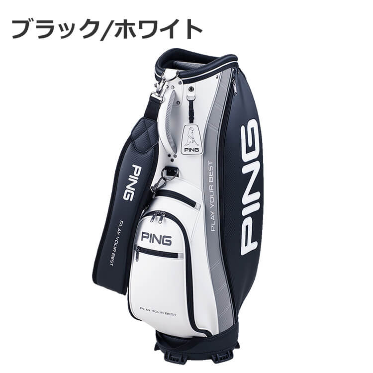 PING（ピン） CB-P2402 ピオリア キャディバッグ ホワイト・ネイビー