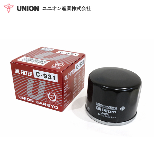 C-931 エブリイ DA17V/W オイルフィルター ユニオン産業 スズキ
