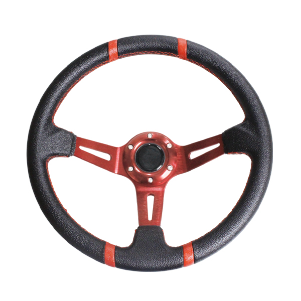 モモ形状 MOMO ディープコーン 競技用 ステアリング 35Φ スタンス350mm