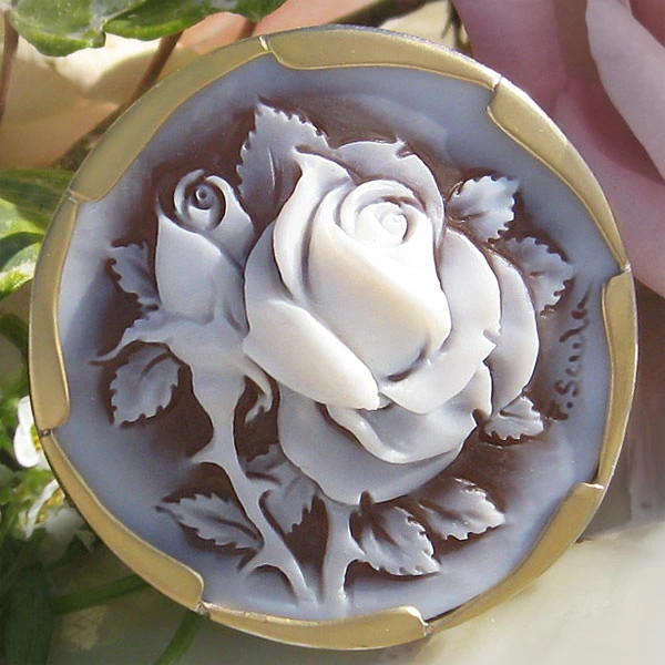 薔薇とお花のシェルカメオ・カタログ カメオ専門店 千年ジュエリー