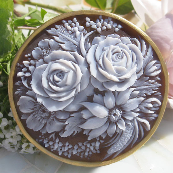 薔薇とお花のシェルカメオ・カタログ カメオ専門店 千年ジュエリー