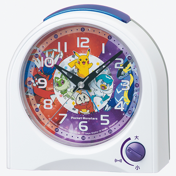 セイコークロック 置き時計 ポケットモンスター ポケモン アナログ