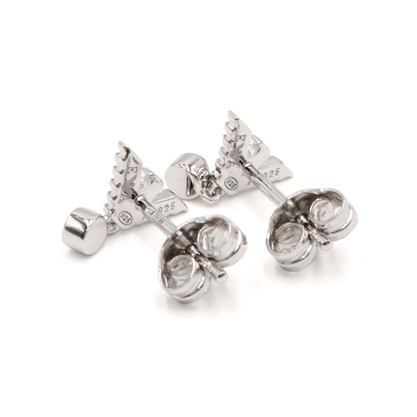 エンポリオアルマーニ ピアス EMPORIO ARMANI ロゴ シルバー メンズ