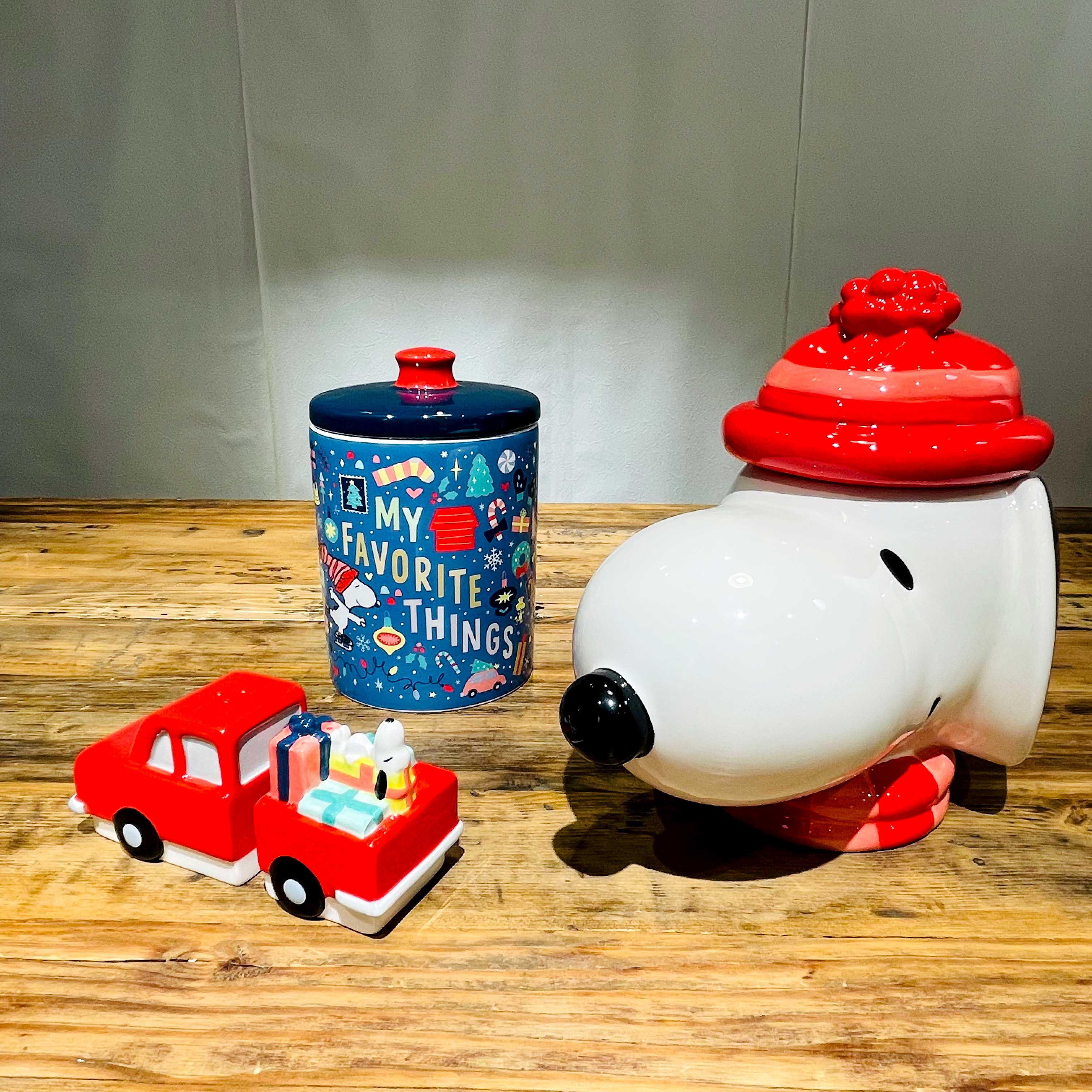 Snoopy Cookie Jar(Face) / エドムオンラインショップ