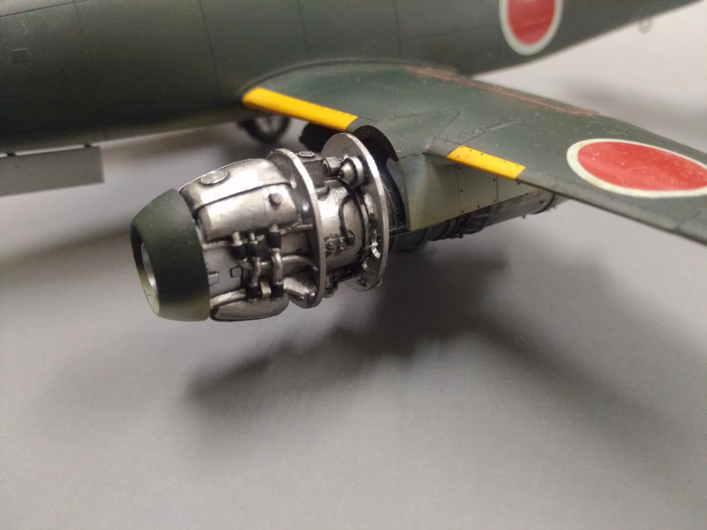 1/48スケール海軍特殊攻撃機 試製橘花（レジン&メタル製 ネ20ジェット