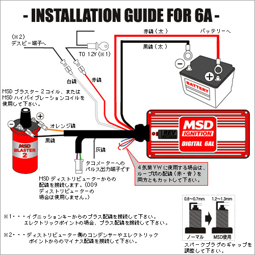 FLAT4 ONLINE SHOP / MSD DIGITAL 6A イグニッションコントロール