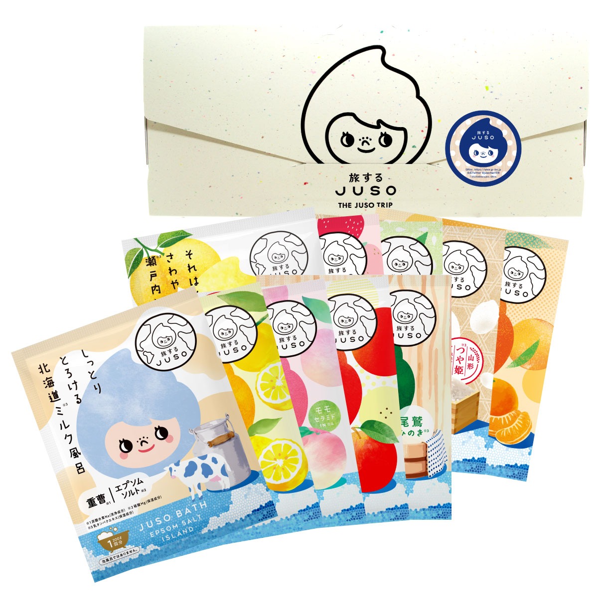 NAKUNA-RE（ナクナーレ） 【公式】JUSO BATH POWDER 10種アソート