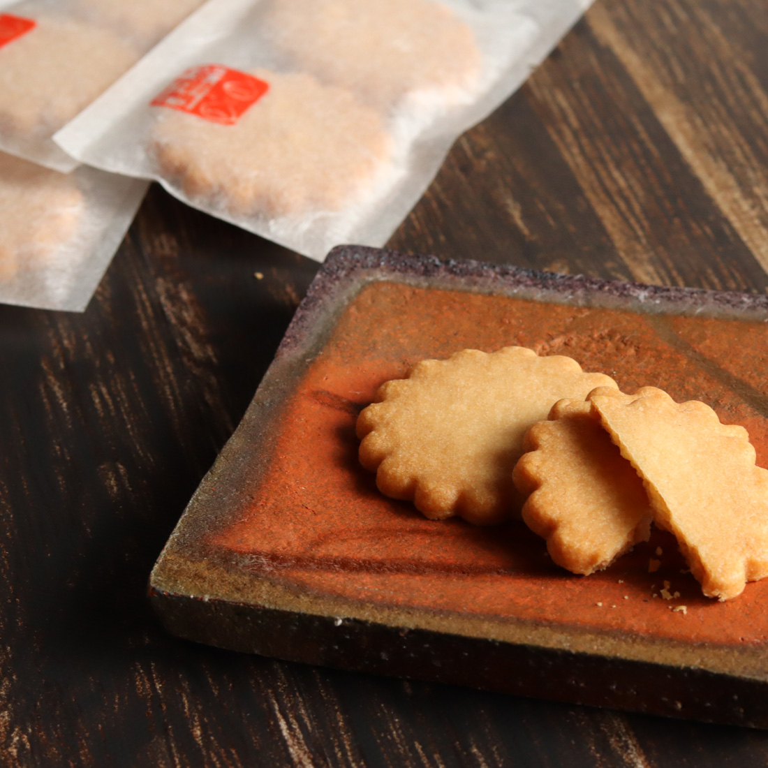 足立音衛門 2枚入×12袋 和三盆糖入りクッキー クッキー 高級 お