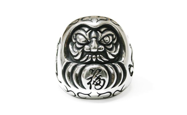 鬼銀彫 SILVER 福達磨リング OG-08 : ORGAN - 通販 - Yahoo!ショッピング