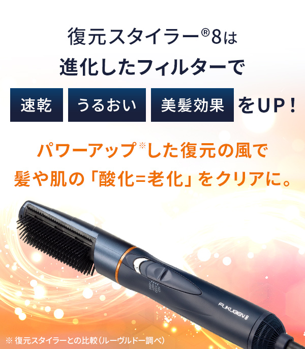 LOUVREDO（ルーヴルドー） 正規販売店 復元スタイラー 8 LJS-365-B