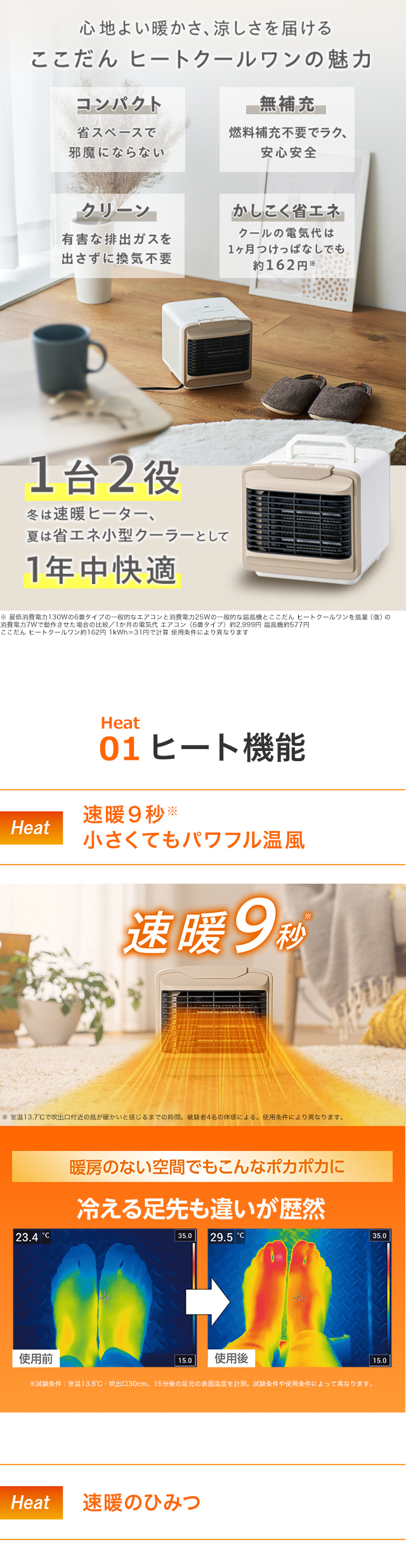 ショップジャパンYahoo!ショッピング店 - ここだん ヒートクールワン