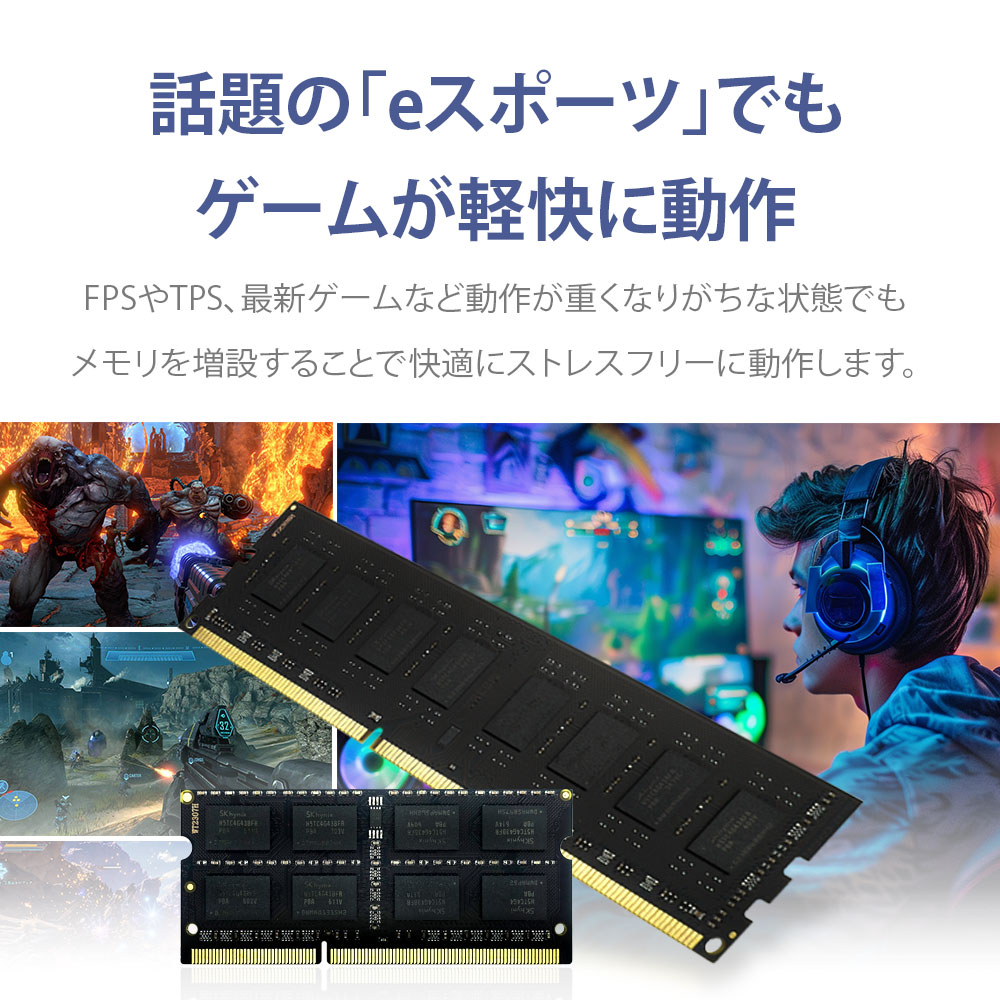 WINTEN ノートPC用 メモリ DDR4 2666 PC4-21300 32GB (16GB x 2枚