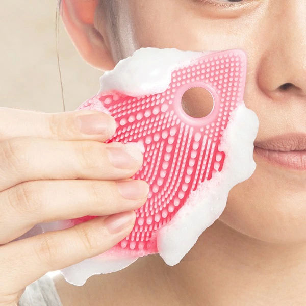洗顔ブラシ マッサージブラシ シリコンマッサージブラシ フェイス用