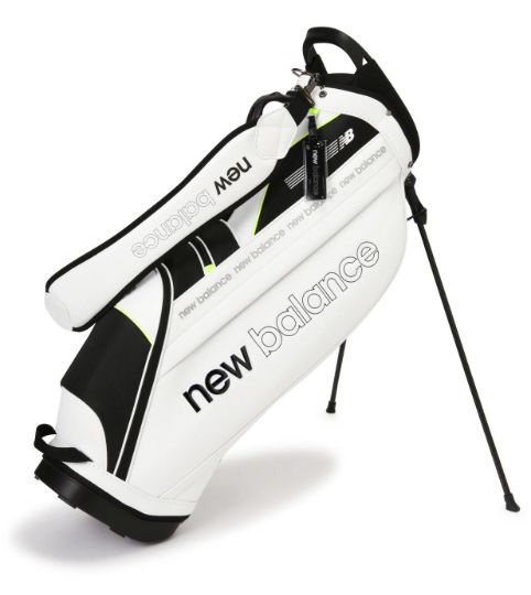 キャディバッグ new balance GOLF エンボスPU×オックス×エナメル