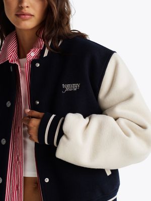 Tommy Jeans Wool-Blend Varsity Jacket | Tommy Hilfiger Canada