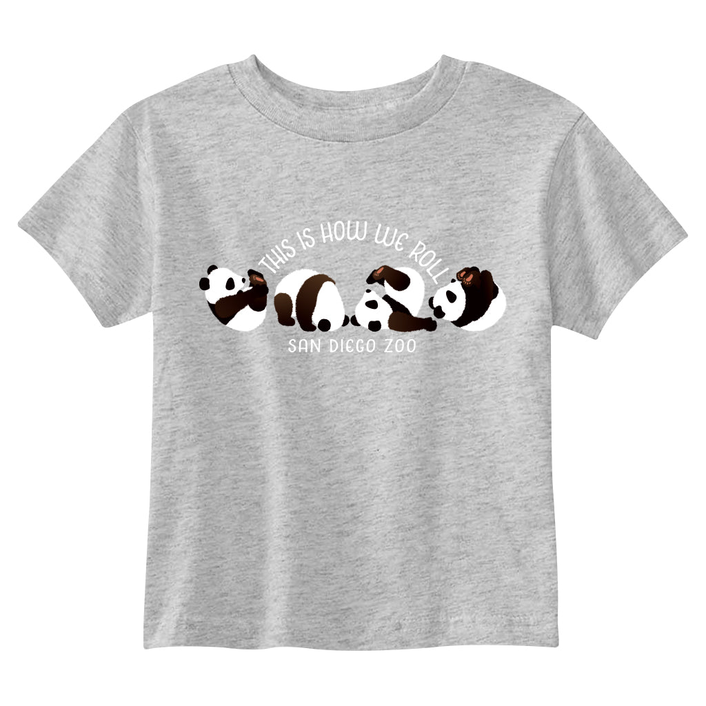 This Is How We Roll Panda Toddler Tee - ShopZoo