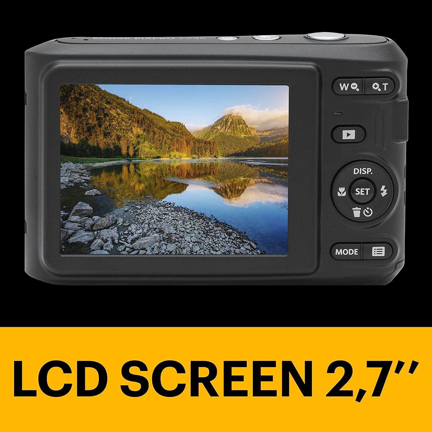 Kodak Pixpro FZ45 Digital Camera (Black) (Free 16GB Memory Card