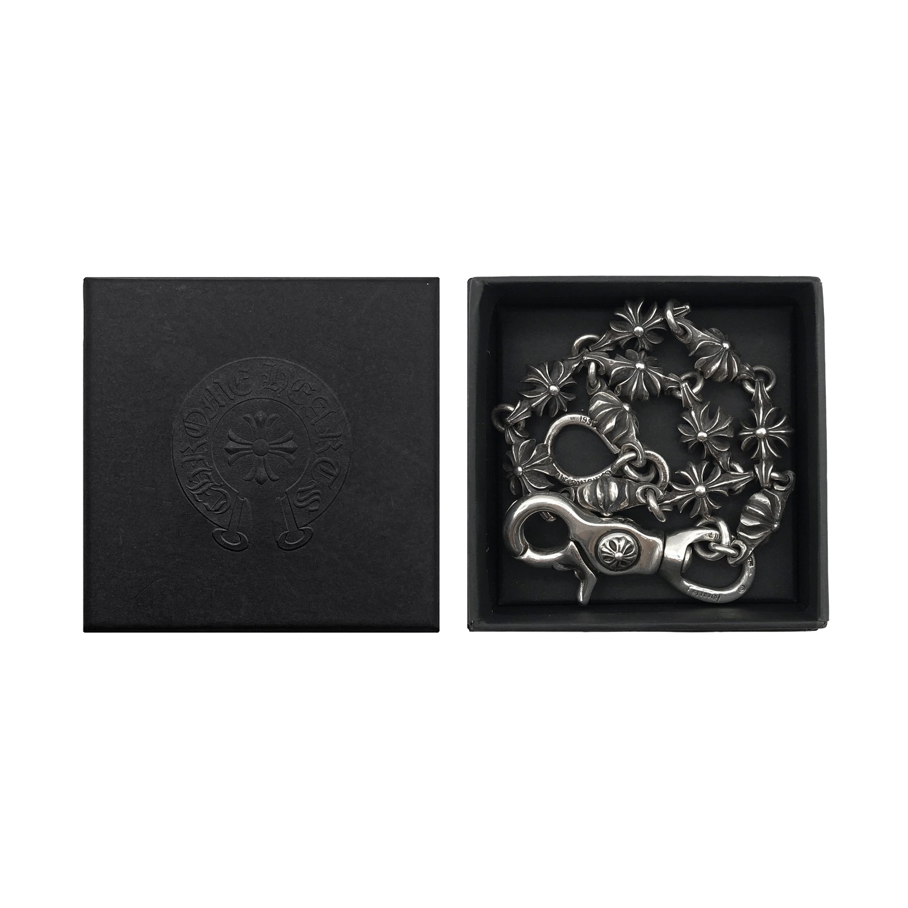 Chrome Hearts 925 Silver Cross Chain with Lobster Clasp – SHENGLI